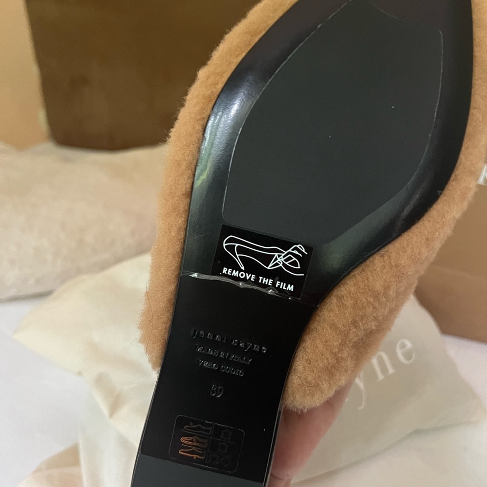 Nwt Jenni Kayne Shearling Mule. Size 39 - image 3